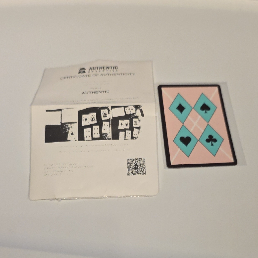 Tiffany & Co. Playing Card Design Accessory in Pink and Blue